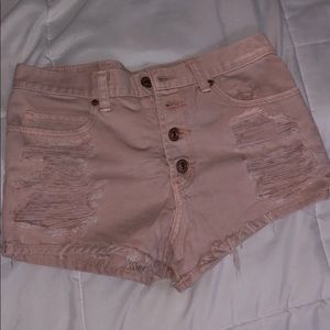 pink shorts